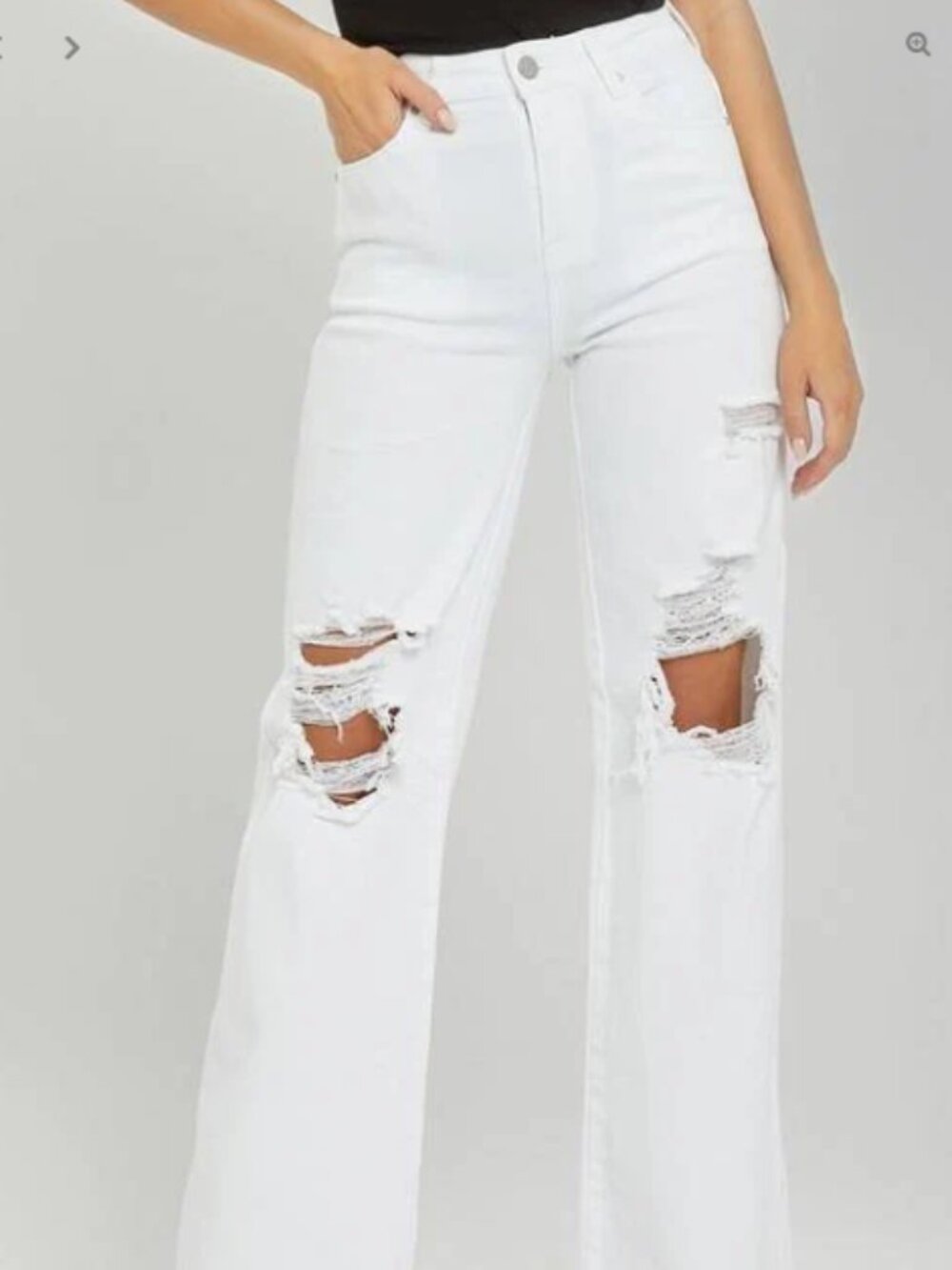 🎉NWT🎉 Risen Siren Distressed Wide Leg Jeans